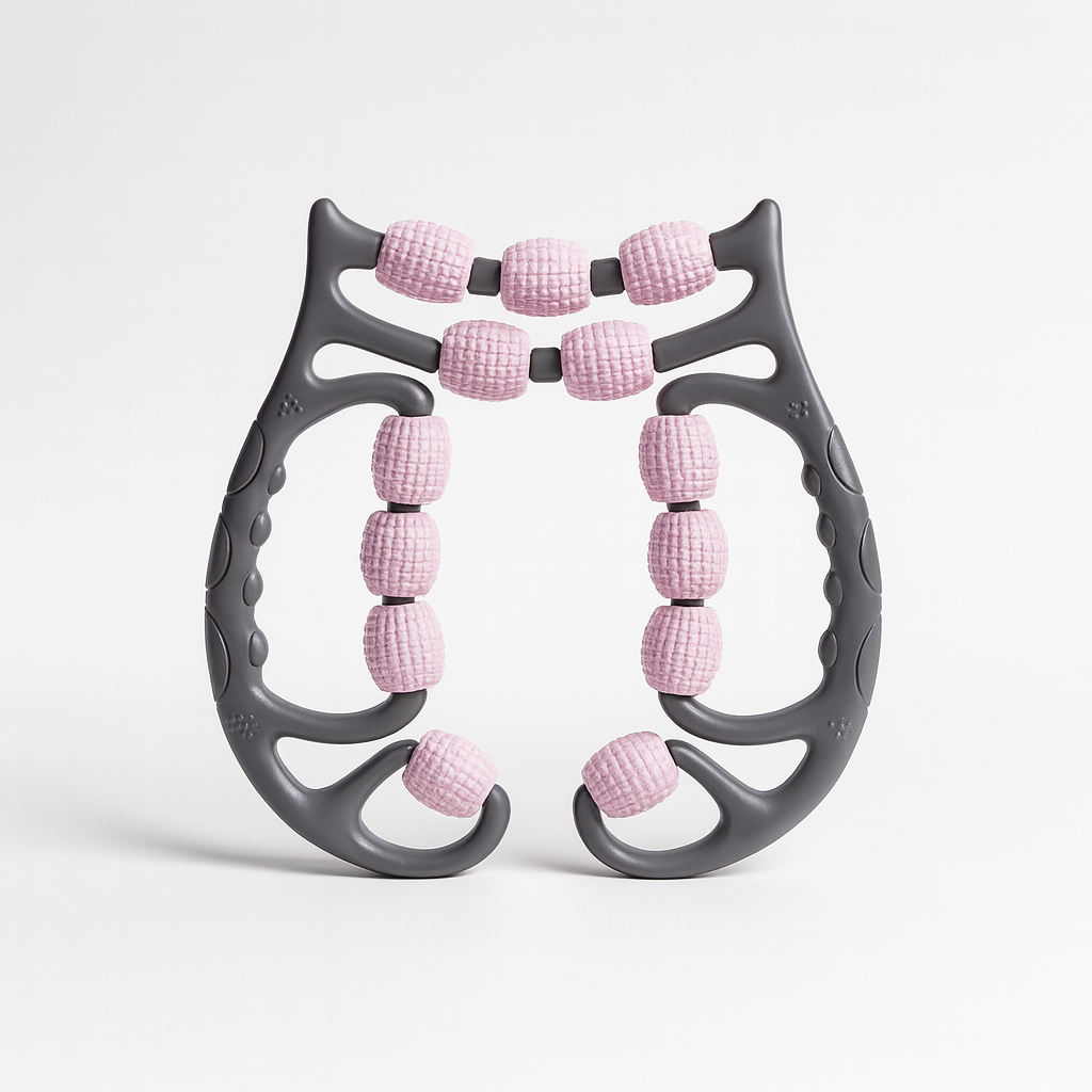 Dual-Handle Deep Tissue Massage Roller